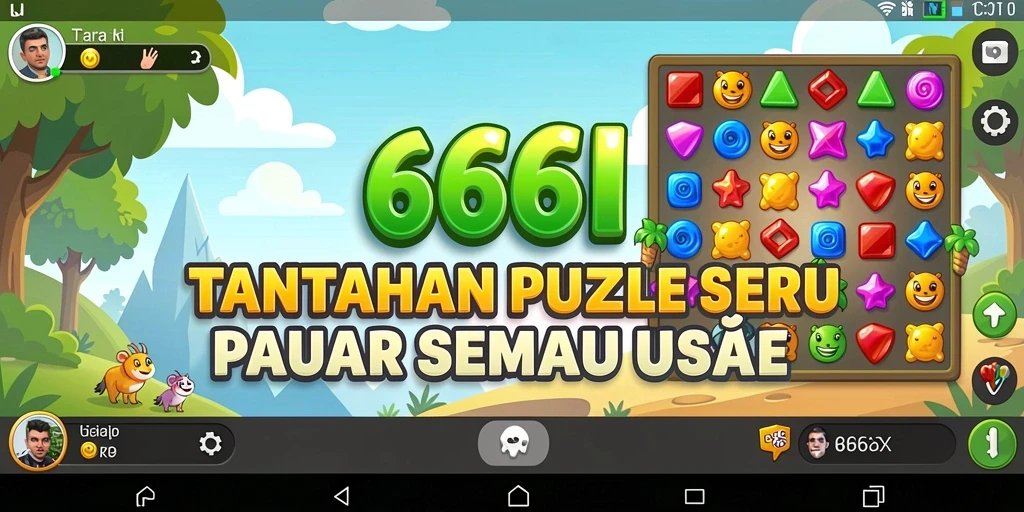 Gameplay asyik dengan variasi puzzle menantang.