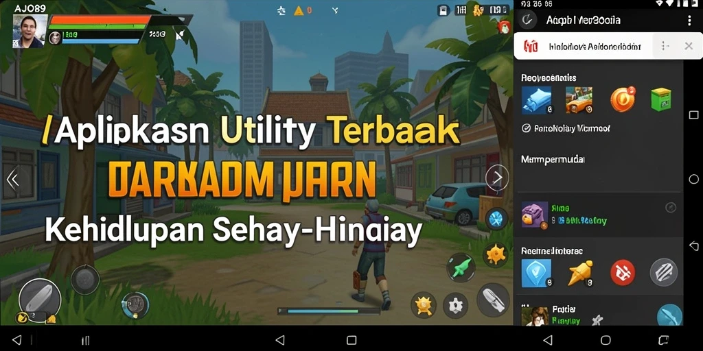 Tampilan antarmuka AJO89 yang sederhana dan informatif.