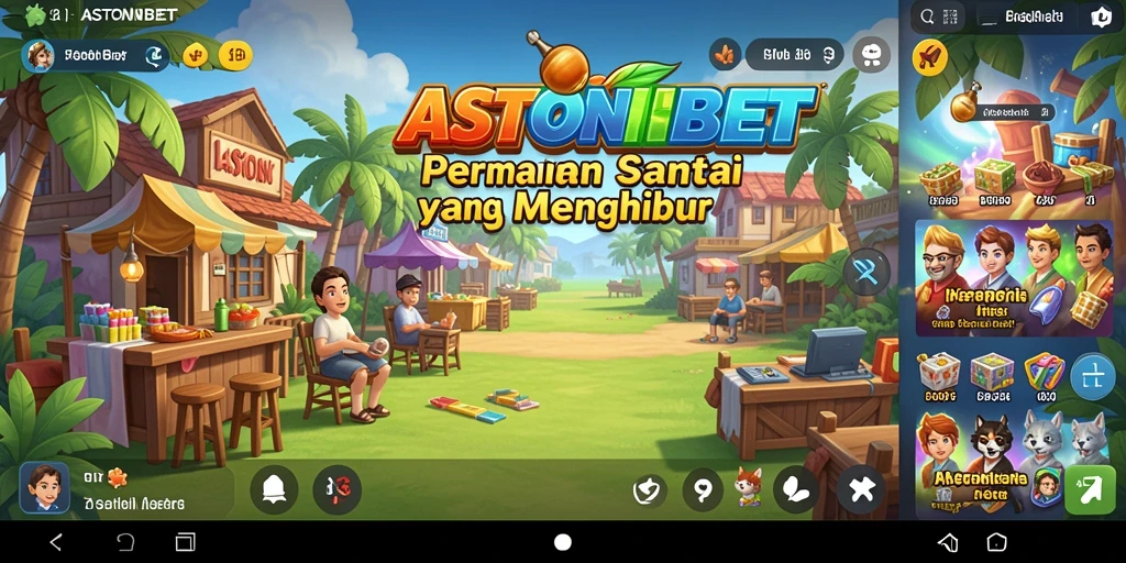 Tampilan seru dari gameplay <strong>ASTONBET</strong> yang menarik dan penuh warna.