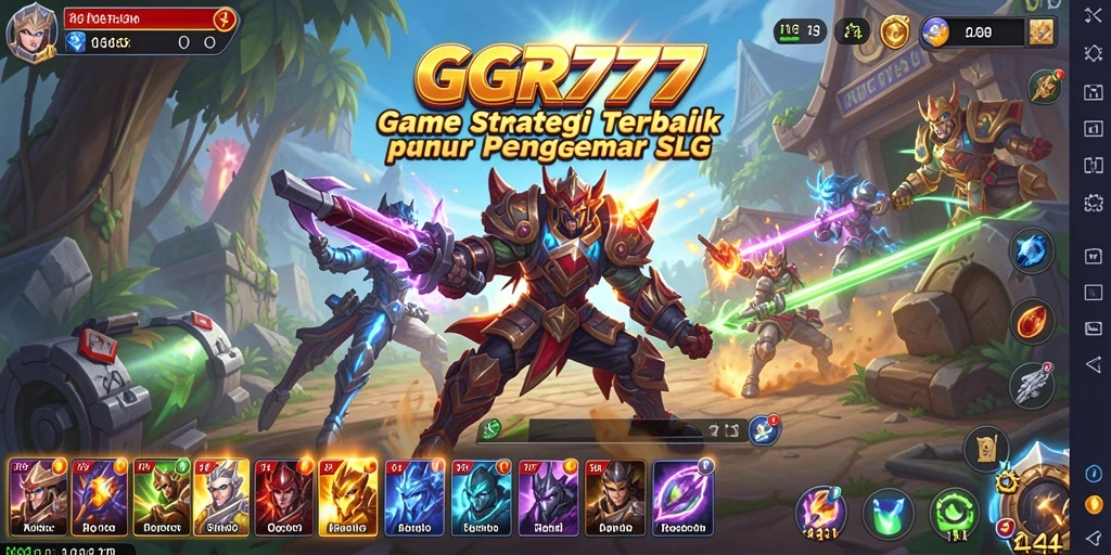 Screenshot GGR777 menampilkan aksi seru dalam permainan strategi.