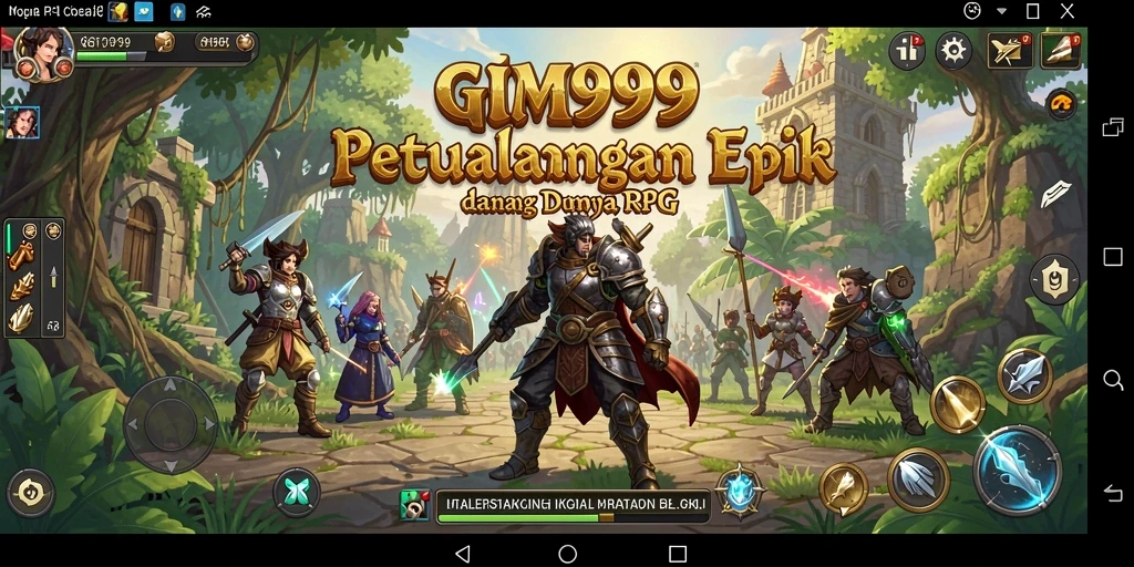 Tampilan menakjubkan dalam gameplay GIM999 yang memukau.