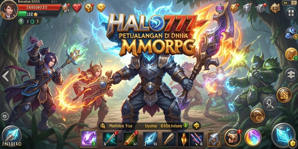 Gameplay HALO777 yang memukau dalam dunia MMORPG.