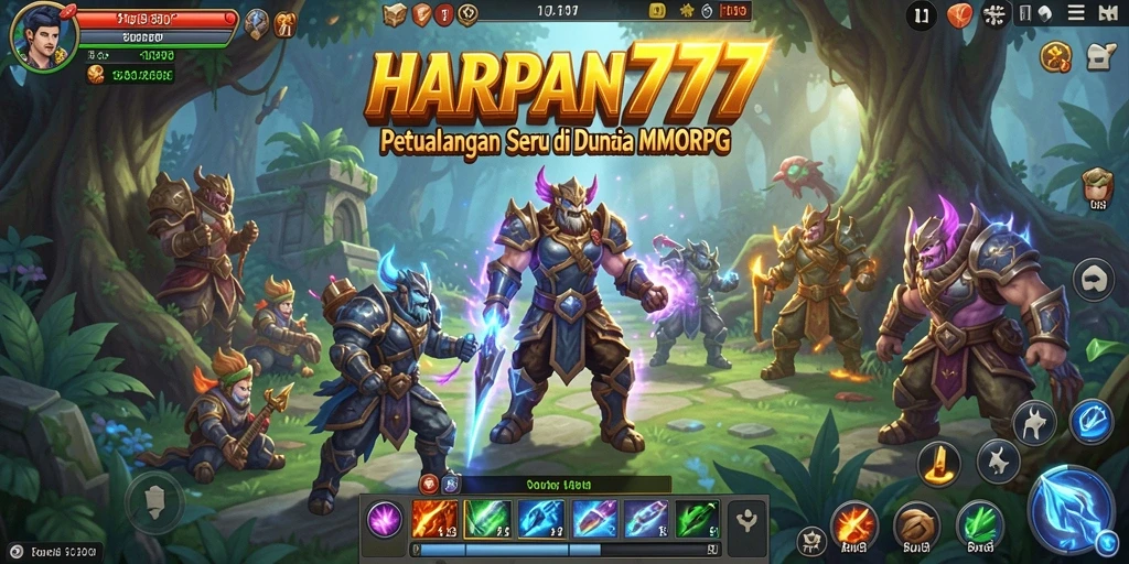 Tampilan gameplay epik di dunia <strong>HARAPAN777</strong> yang penuh petualangan.