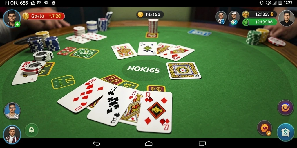 Screenshot HOKI65 menampilkan gameplay Gaple yang menarik.