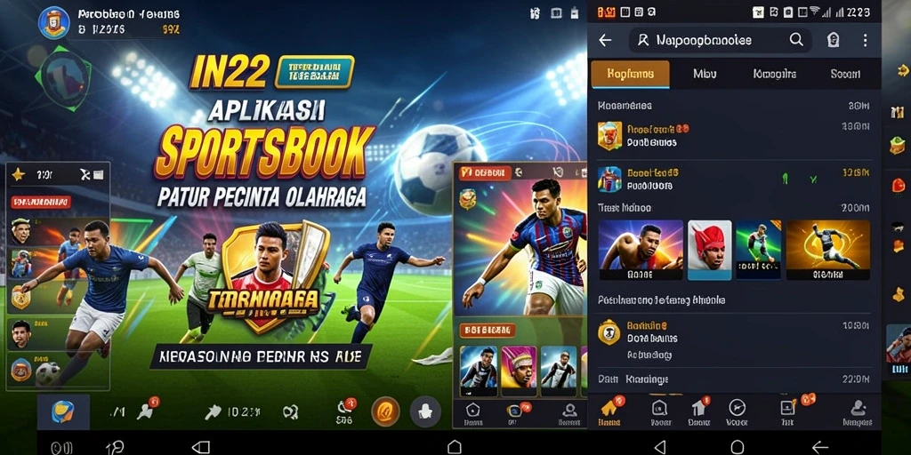 Tampilan gameplay IN22 dengan grafik menarik dan fitur taruhan interaktif.