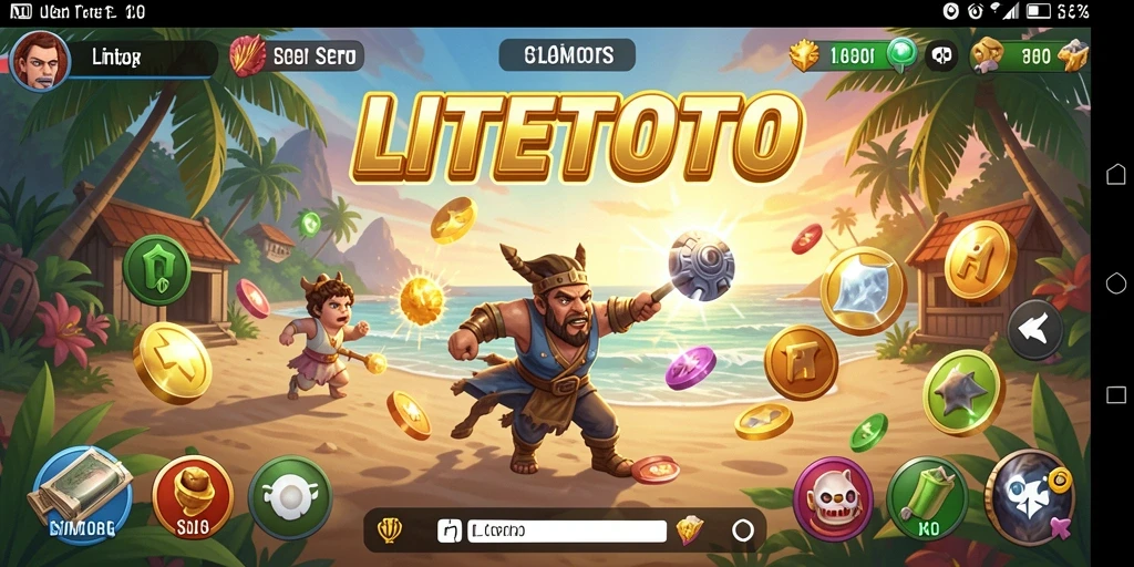 Tampilan menarik dari gameplay LITETOTO yang menantang.