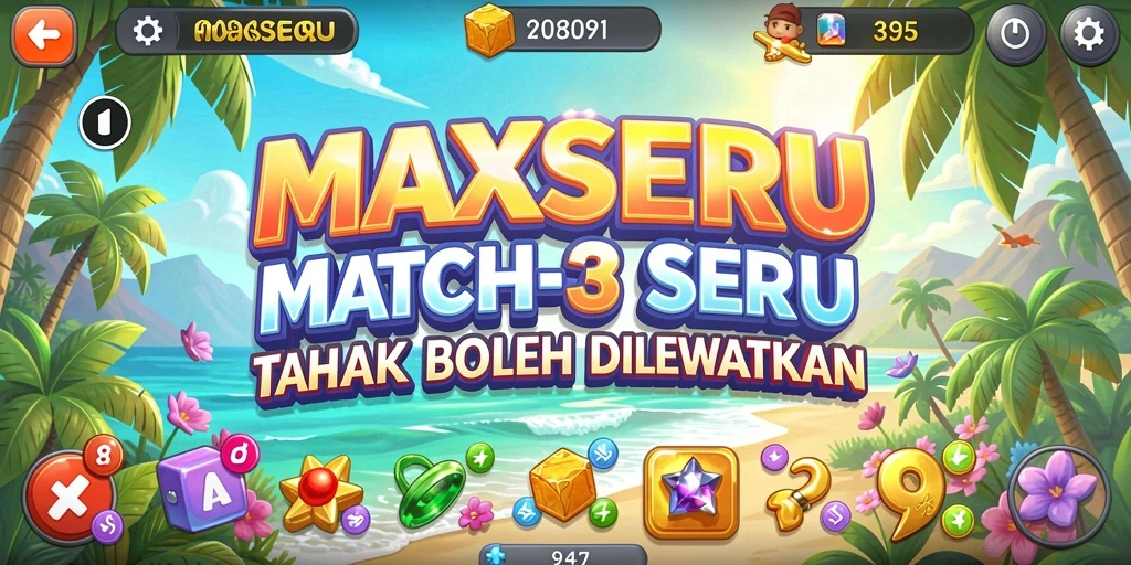 Tangkapan layar gameplay <strong>MAXSERU</strong> yang seru dan adiktif.