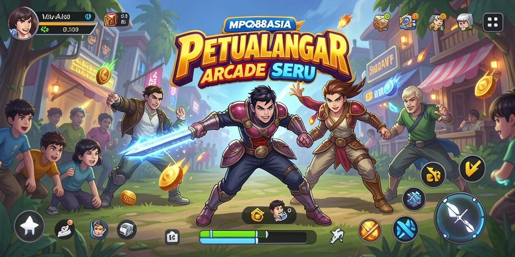Screenshot utama MPO88ASIA menampilkan aksi gameplay Arcade yang mendebarkan.