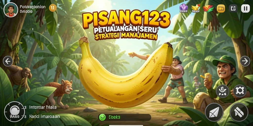 Tampilan menarik gameplay PISANG123 yang penuh strategi.