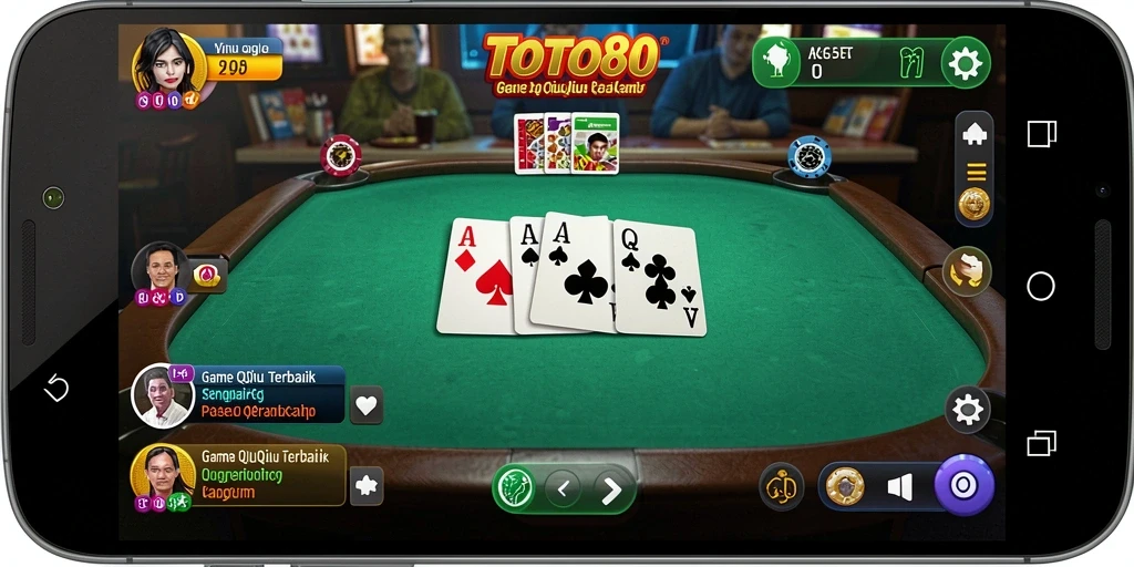 Tampilan gameplay QiuQiu yang menarik dan penuh aksi di TOTO80.