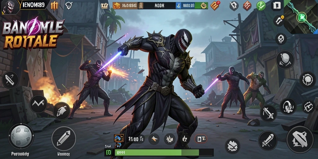 Tangkapan layar gameplay VENOM889 yang menampilkan pertempuran tak terlupakan.